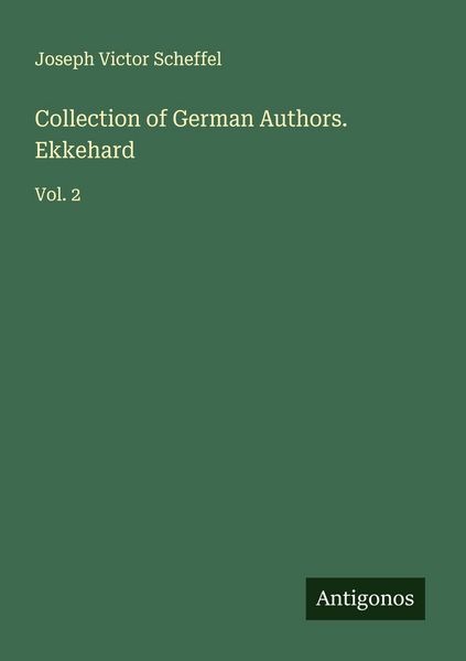 Produktbild: Collection of German Authors. Ekkehard