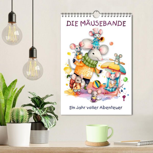 Produktbild: Die M&auml;usebande (Wandkalender 2026 DIN A4 hoch), CALVENDO Monatskalender