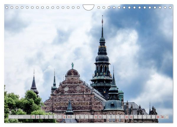 Produktbild: Stockholm - Mal anders gesehen (Wandkalender 2026 DIN A4 quer), CALVENDO Monatskalender