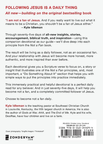 Produktbild: Not a Fan Daily Devotional