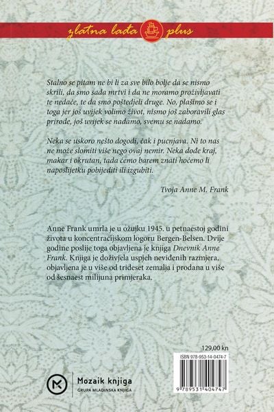 Produktbild: Dnevnik Anne Frank
