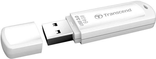 Transcend JetFlash® 730 USB-Stick 64GB Weiß TS64GJF730 USB 3.2 Gen 1 (USB 3.0)