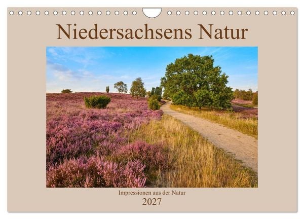 Produktbild: Niedersachsens Natur (Wandkalender 2027 DIN A4 quer), CALVENDO Monatskalender