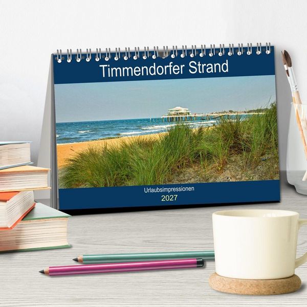 Produktbild: Timmendorfer Strand - Urlaubsimpressionen (Tischkalender 2027 DIN A5 quer), CALVENDO Monatskalender