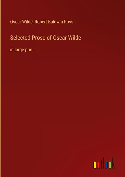 Produktbild: Selected Prose of Oscar Wilde