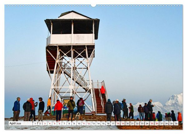 Produktbild: Der POON HILL TREK in NEPAL (Wandkalender 2026 DIN A2 quer), CALVENDO Monatskalender