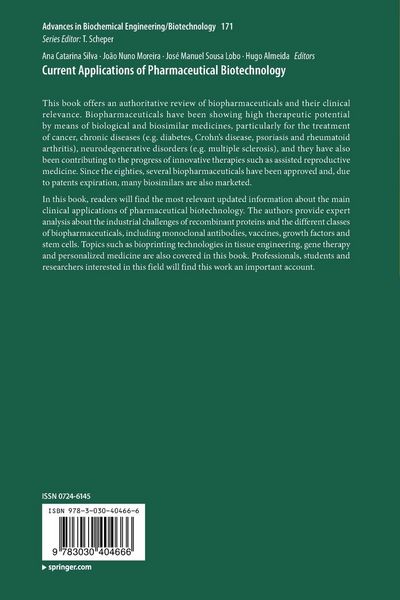 Produktbild: Current Applications of Pharmaceutical Biotechnology