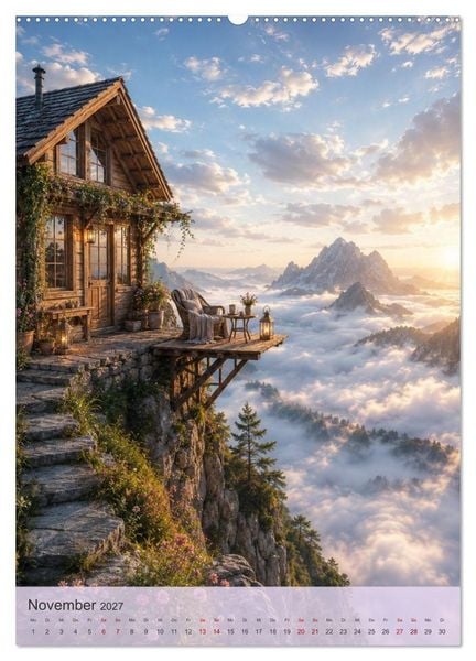 Produktbild: Seelenpl&auml;tze ZUM TR&Auml;UMEN (hochwertiger Premium Wandkalender 2027 DIN A2 hoch), Kunstdruck in Hochglanz