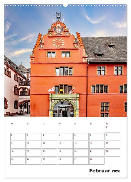 Produktbild: Freiburg - Reiseplaner (Wandkalender 2026 DIN A2 hoch), CALVENDO Monatskalender