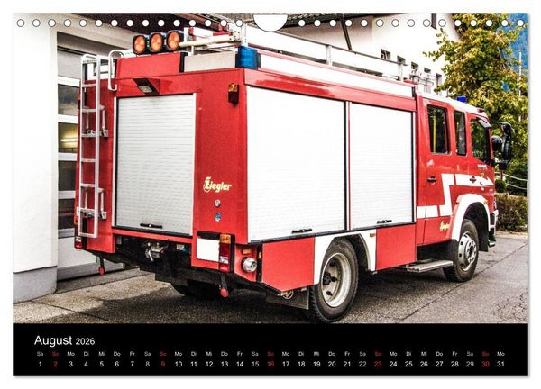 Produktbild: Einsatzfahrzeuge - Bayern (Wandkalender 2026 DIN A4 quer), CALVENDO Monatskalender