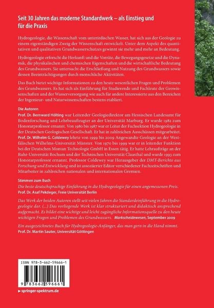 Produktbild: Hydrogeologie