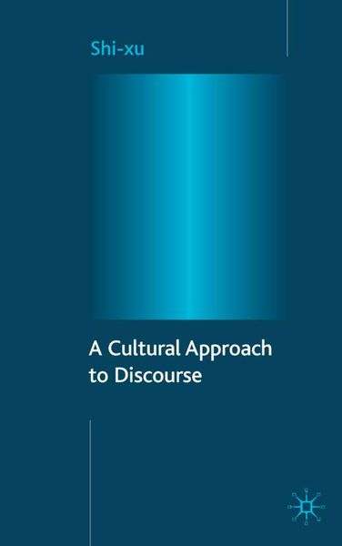Produktbild: A Cultural Approach to Discourse