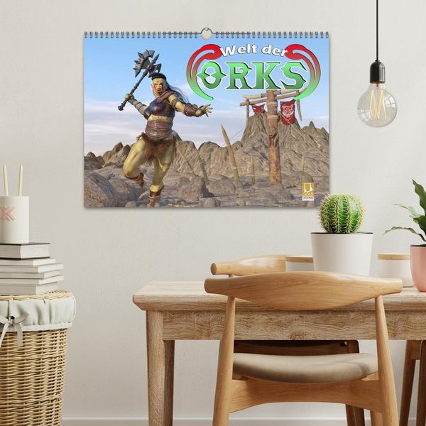 Produktbild: Welt der Orks (Wandkalender 2026 DIN A3 quer), CALVENDO Monatskalender