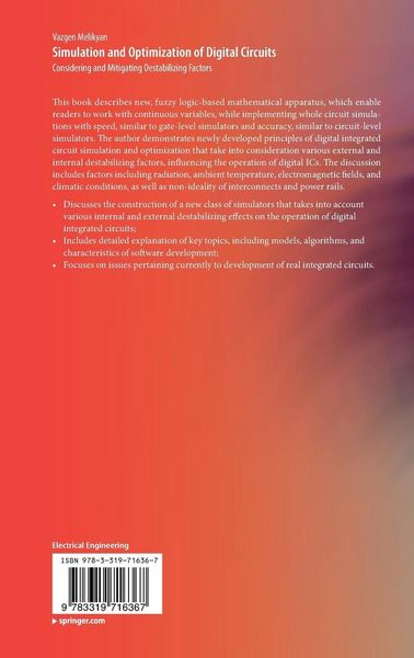 Produktbild: Simulation and Optimization of Digital Circuits