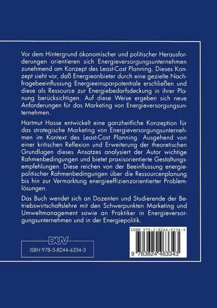 Produktbild: Least-Cost Planning und strategisches Marketing