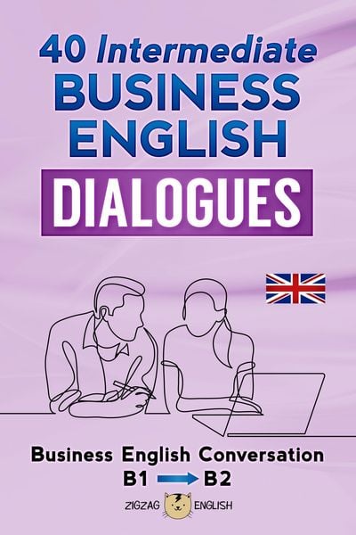 Produktbild: 40 Intermediate Business English Dialogues - B1/B2