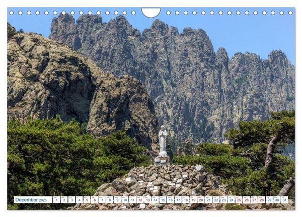 Produktbild: Corsica (Wall Calendar 2026 DIN A4 landscape), CALVENDO 12 Month Wall Calendar