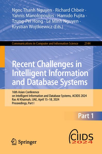 Produktbild: Recent Challenges in Intelligent Information and Database Systems