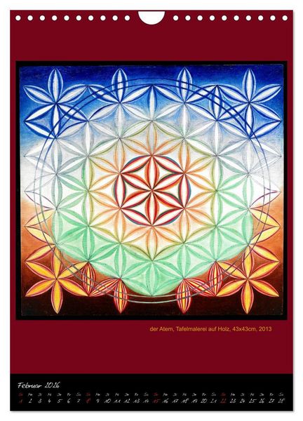 Produktbild: Die heilige Blume des Lebens - Mandalas von Istvan Seidel (Wandkalender 2026 DIN A4 hoch), CALVENDO Monatskalender