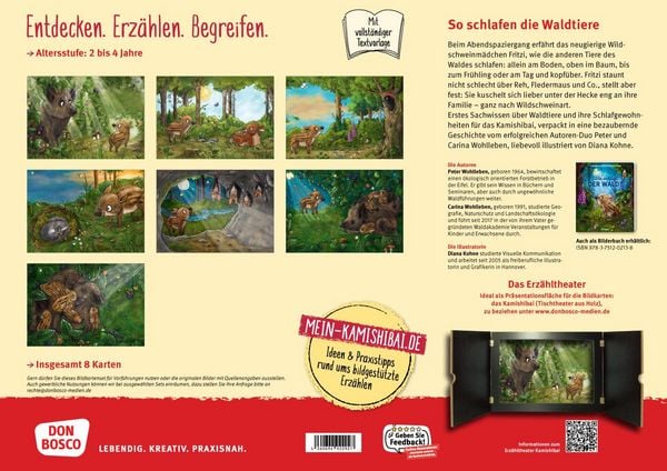 Produktbild: Wie schl&auml;ft der Wald? Kamishibai Bildkartenset