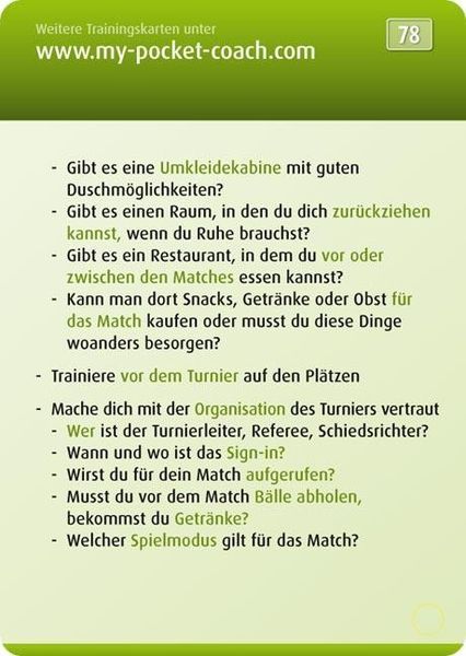 Produktbild: My Pocket Coach Tennis
