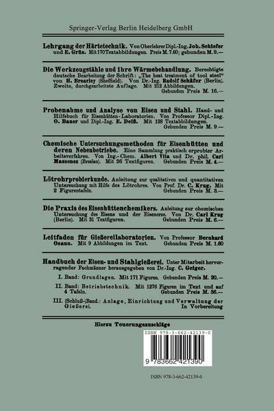 Produktbild: Lagermetalle und Ihre Technologische Bewertung