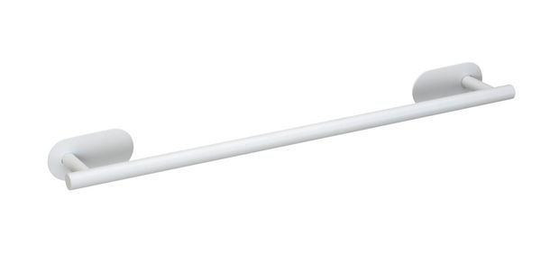 Turbo-Loc® Badetuchstange Uno Mod. Orea White matt, 60 cm, aus rostfreiem Edelstahl