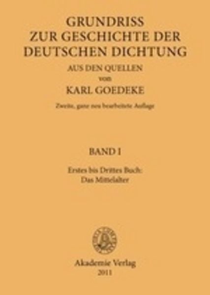 Produktbild: Erstes bis Drittes Buch: Das Mittelalter