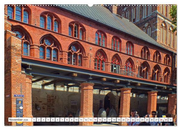 Produktbild: Hansestadt Stralsund - Ein Sommertag an der Ostseek&uuml;ste Vorpommerns (Wandkalender 2026 DIN A2 quer), CALVENDO Monatskalender