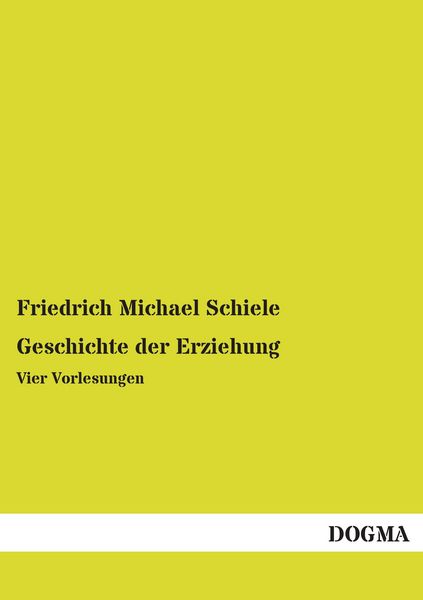 Produktbild: Geschichte der Erziehung