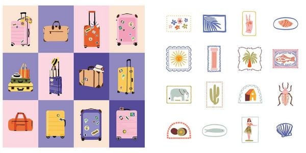 Produktbild: Sticker Love:&nbsp;Reiselust &ndash; &Uuml;ber 300 Etiketten und Aufkleber mit beschreibbarer Oberfl&auml;che