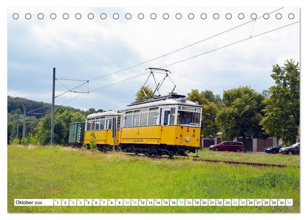 Produktbild: Tram historisch (Tischkalender 2026 DIN A5 quer), CALVENDO Monatskalender