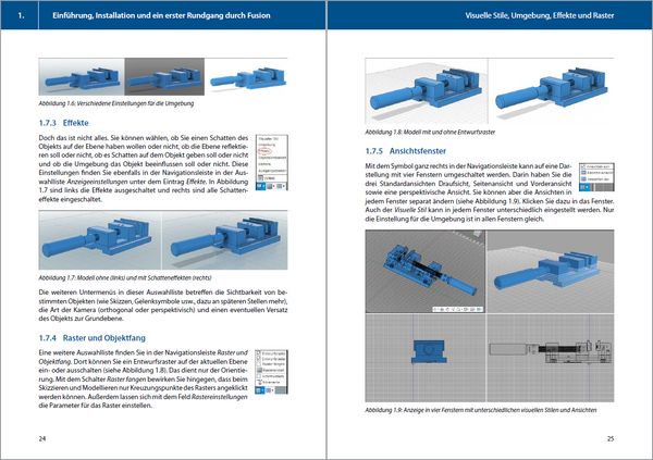 Produktbild: Autodesk Fusion - 3D CAD - Konstruktion - Fertigung - Einstieg und Praxis mit vielen Praxisbeispielen