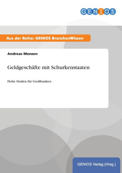 Produktbild: Geldgesch&auml;fte mit Schurkenstaaten