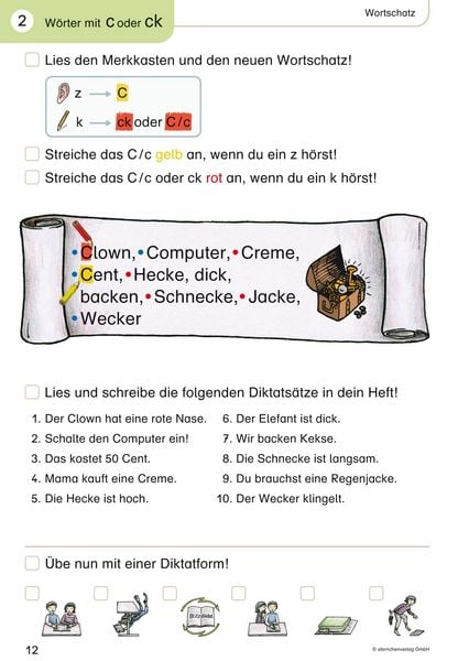 Produktbild: Mein Lupenschreibheft 1 bis 3 - Ich kann richtig schreiben - Ausgabe mit Artikelkennzeichnung (DaZ)