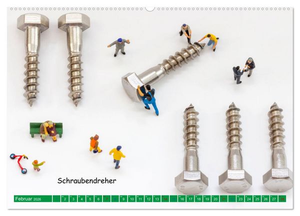 Produktbild: Korkenzieher ... und andere Mini-Welten (hochwertiger Premium Wandkalender 2026 DIN A2 quer), Kunstdruck in Hochglanz