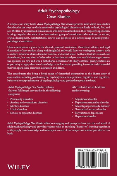 Produktbild: Adult Psychopathology Case Studies