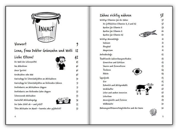 Produktbild: Nie mehr Karies! Wie Kinderz&auml;hne gesund werden und bleiben: mit Prophylaxe-Tipps aus der Kinderzahnarztpraxis und ausf&uuml;hrlichem Rezepte-Teil zu zahngesunder Ern&auml;hrung