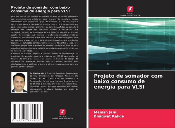 Produktbild: Projeto de somador com baixo consumo de energia para VLSI