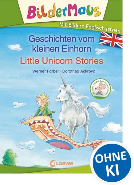 Produktbild: Bildermaus - Mit Bildern Englisch lernen- Geschichten vom kleinen Einhorn - Little Unicorn Stories