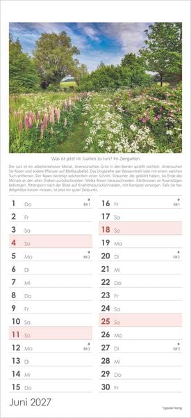 Produktbild: Gartenplaner 2027