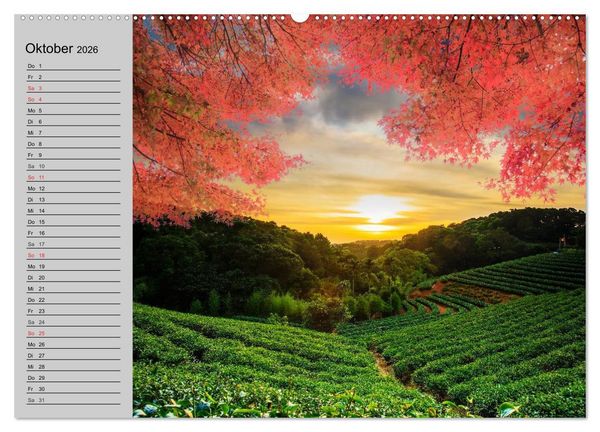 Produktbild: Japan &bull; Impressionen (Wandkalender 2026 DIN A2 quer), CALVENDO Monatskalender