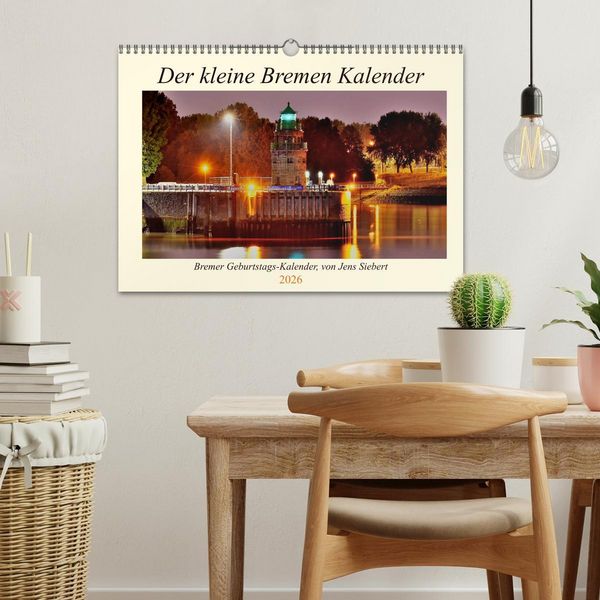 Produktbild: Der kleine Bremen Kalender (Wandkalender 2026 DIN A3 quer), CALVENDO Monatskalender