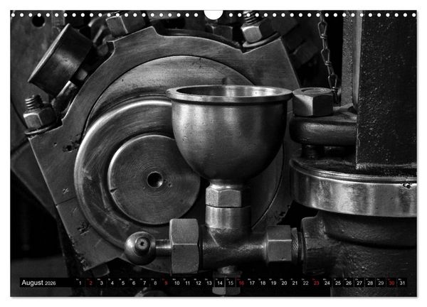 Produktbild: Industrie&auml;sthetik in Schwarz-Weiss (Wandkalender 2026 DIN A3 quer), CALVENDO Monatskalender