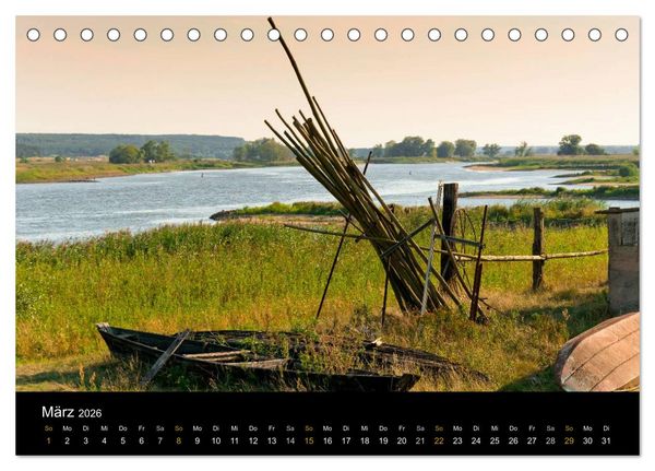 Produktbild: Brandenburg - Landschaften zwischen Elbe und Oder (Tischkalender 2026 DIN A5 quer), CALVENDO Monatskalender