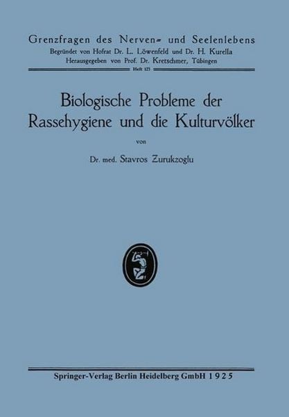 Produktbild: Biologische Probleme der Rassehygiene und die Kulturv&ouml;lker