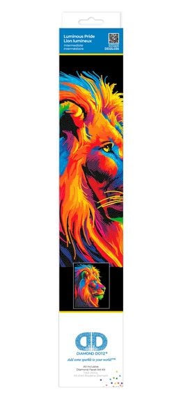 Produktbild: DIAMOND DOTZ - Diamond Painting Neon L&ouml;we