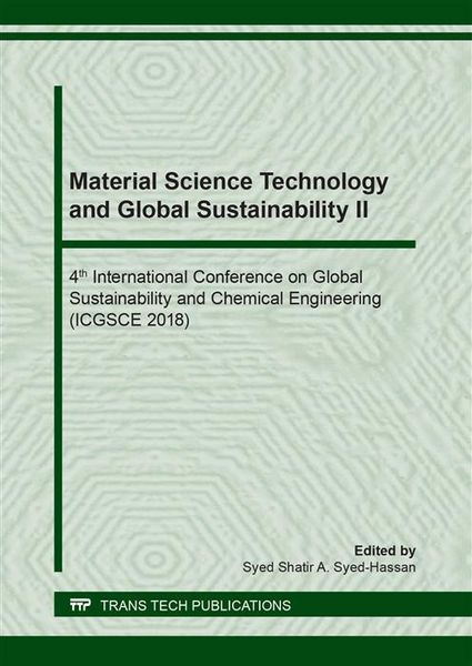 Produktbild: Material Science Technology and Global Sustainability II