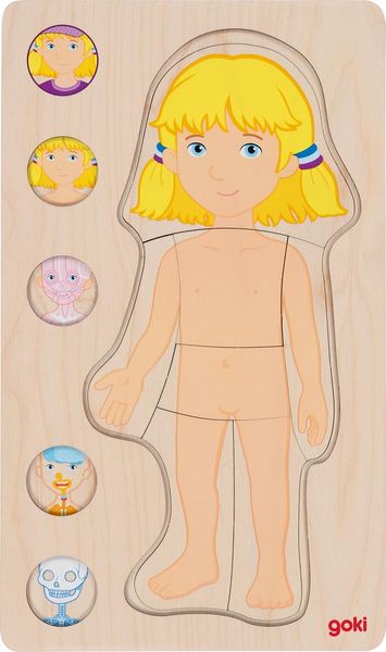 Produktbild: Schichtenpuzzle M&auml;dchen