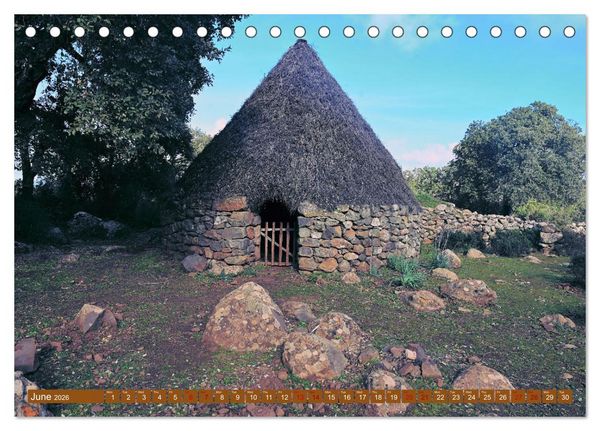 Produktbild: European Island Sardinia (Desk Calendar 2026 DIN A5 landscape), CALVENDO 12 Month DeskCalendar